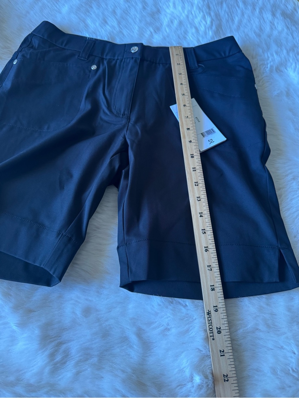 Daily Sports Black Performance Bermuda Shorts - Picture 11 of 12